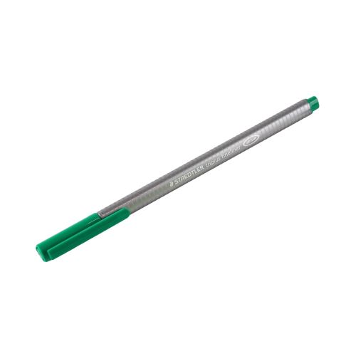 Triplus fineliner marker (filctoll), vonalvastagság 0,3 mm, zöld