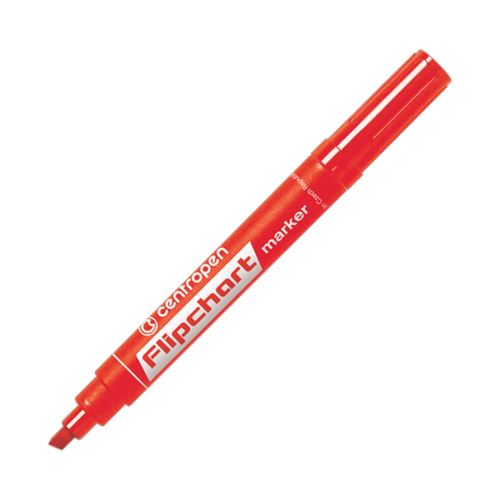 Filctoll (marker) Centropen 8560, vonalvastagság 1 - 4,6 mm, piros