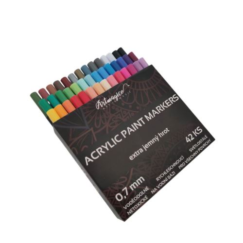 Artmagico akril markerek 0,7 mm, 42 db-os készlet