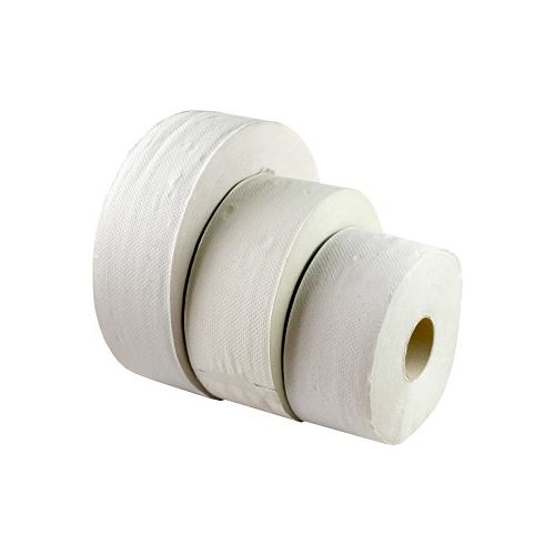 Jumbo toalettpapír, 1 rétegű, 28 cm, szürkésfehér, 6 db