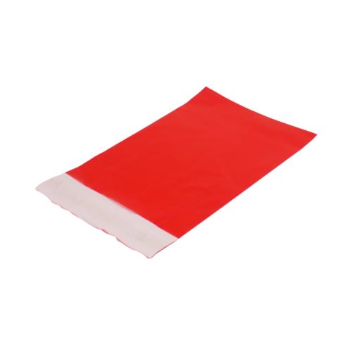 Műanyag borítékok, 250x350 mm, 100, db/csom., piros