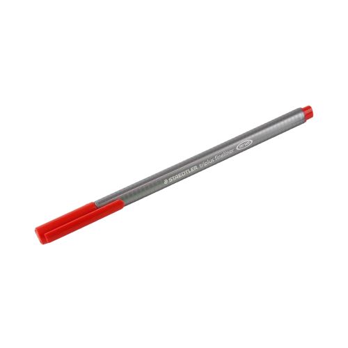 Triplus fineliner marker (filctoll), vonalvastagság 0,3 mm, piros