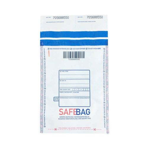 Biztonsági borítékok SAFEBAG K70, 160x245 mm