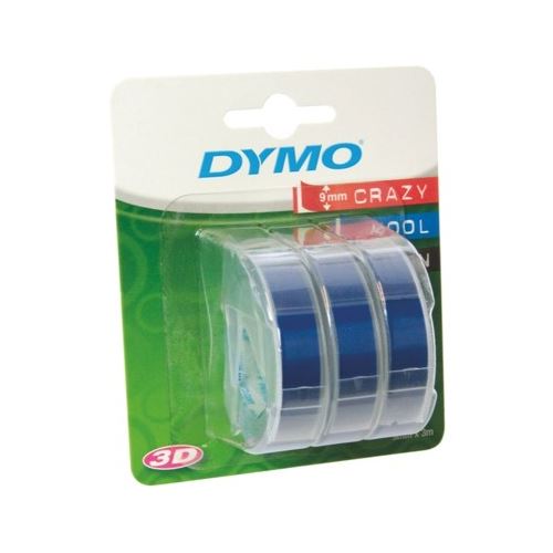Címkenyomtató szalag Dymo Omega 3D, kék, 3 db, S0847740