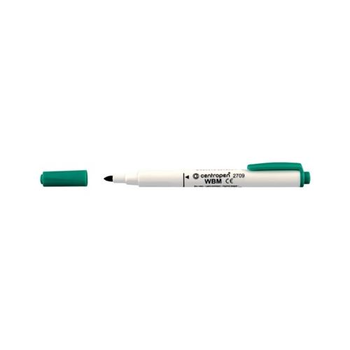Táblafilc (filctoll) Centropen 2709, fehér táblára, vonalvastagság 1,8 mm, zöld