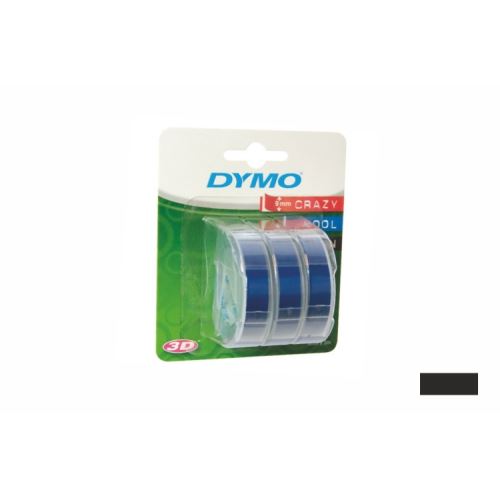 Címkenyomtató szalag Dymo Omega 3D, fekete, 3 db, S0847730
